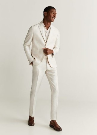 weißer Anzug von Les Hommes