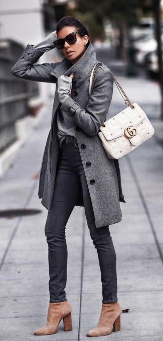 Pullover mit einem V-Ausschnitt kombinieren – 228 Damen Outfits