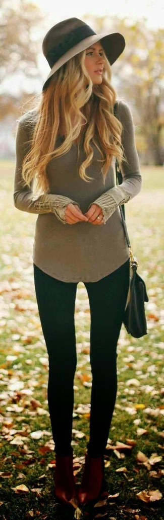 Pullover mit einem V-Ausschnitt kombinieren – 228 Damen Outfits