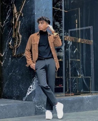 Vertikal gestreifte Chinohose kombinieren – 762+ Herren Outfits