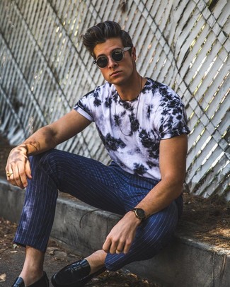Vertikal gestreifte Chinohose kombinieren – 762+ Herren Outfits
