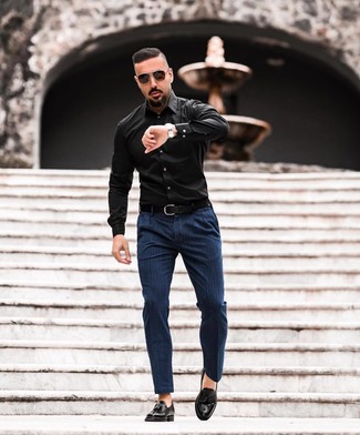 Vertikal gestreifte Chinohose kombinieren – 762+ Herren Outfits