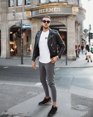 Vertikal gestreifte Chinohose kombinieren – 762+ Herren Outfits