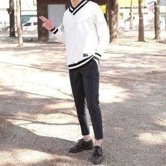 Vertikal gestreifte Chinohose kombinieren – 762+ Herren Outfits