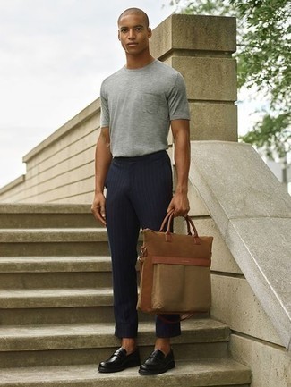 Vertikal gestreifte Chinohose kombinieren – 762+ Herren Outfits