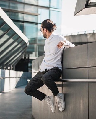 Vertikal gestreifte Chinohose kombinieren – 762+ Herren Outfits