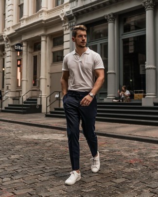 Vertikal gestreifte Chinohose kombinieren – 762+ Herren Outfits
