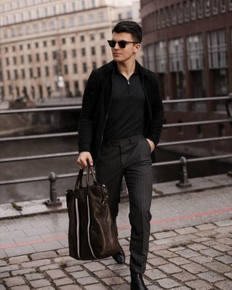 Vertikal gestreifte Chinohose kombinieren – 762+ Herren Outfits