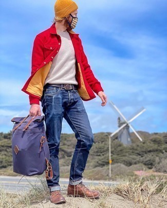 Violette Taschen kombinieren – 16 Herren Outfits warm Wetter