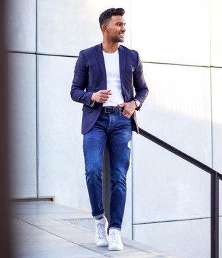 Violettes Sakko kombinieren – 115 Herren Outfits