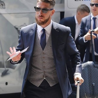 Wie Weste mit Businesshemdes zu kombinieren – 1368+ Herren Outfits