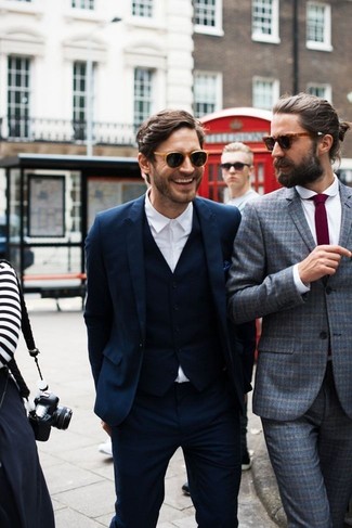 Wie Weste mit Businesshemdes zu kombinieren – 1368+ Herren Outfits