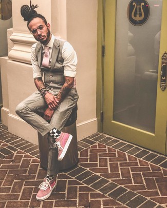 Wie Weste mit hoher Sneakers zu kombinieren – 19 Herren Outfits