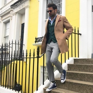 Wie Weste mit hoher Sneakers zu kombinieren – 19 Herren Outfits