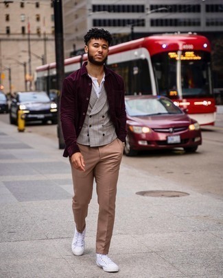 Wie Weste mit hoher Sneakers zu kombinieren – 19 Herren Outfits