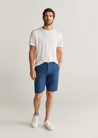 dunkelblaue Shorts von rag & bone