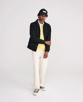 Welche Polohemden mit weißer und schwarzer Chinohose zu tragen – 261 Herren Outfits