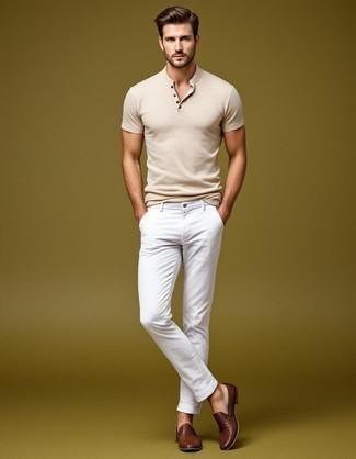 Welche Polohemden mit weißer und schwarzer Chinohose zu tragen – 261 Herren Outfits