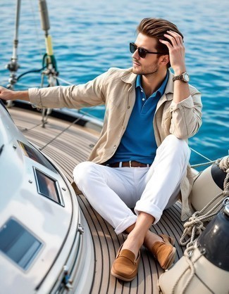 Welche Polohemden mit weißer und schwarzer Chinohose zu tragen – 261 Herren Outfits