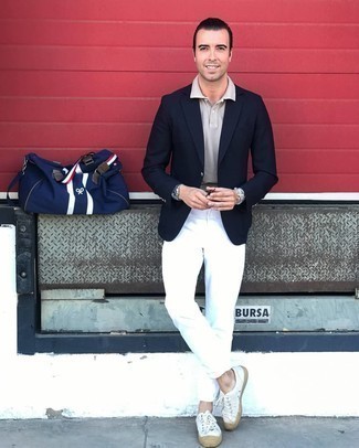 Welche Polohemden mit weißer und schwarzer Chinohose zu tragen – 261 Herren Outfits