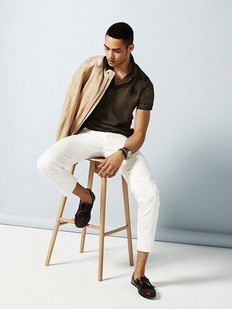 Welche Polohemden mit weißer und schwarzer Chinohose zu tragen – 261 Herren Outfits
