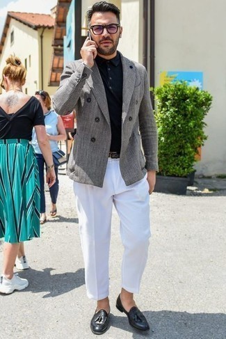 Welche Polohemden mit weißer und schwarzer Chinohose zu tragen – 261 Herren Outfits