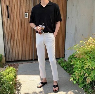 Welche Polohemden mit weißer und schwarzer Chinohose zu tragen – 261 Herren Outfits