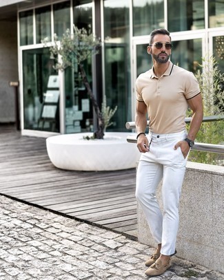 Welche Polohemden mit weißer und schwarzer Chinohose zu tragen – 261 Herren Outfits