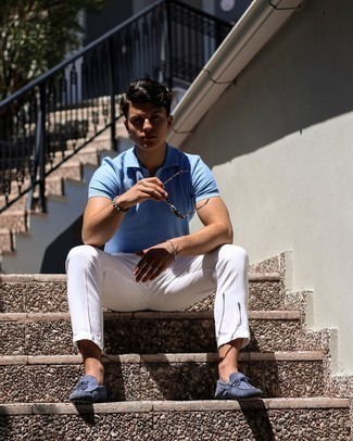 Welche Polohemden mit weißer und schwarzer Chinohose zu tragen – 261 Herren Outfits