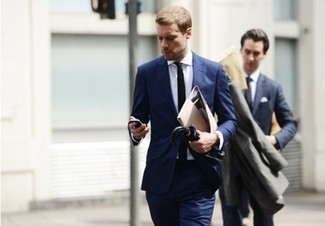 Weißes und schwarzes Businesshemd kombinieren – 2000+ Herren Outfits