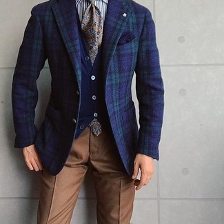 Weißes und schwarzes vertikal gestreiftes Businesshemd kombinieren – 1611+ Herren Outfits