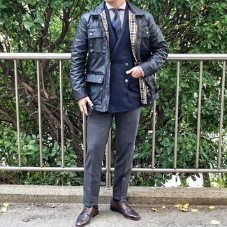 Wie weißes und blaues Hemd mit blauer Jacke zu kombinieren – 1066+ Elegante Herren Outfits