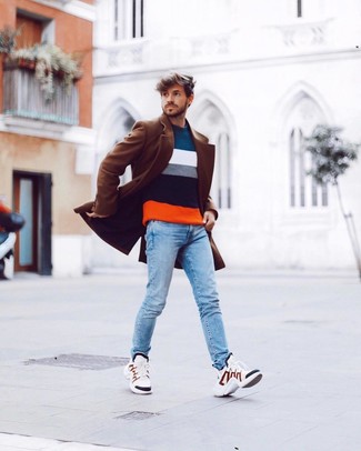 Welche Mäntel mit weißer Sportschuhe zu tragen – 97 Frühling Herren Outfits