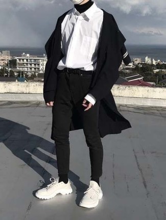 Welche Mäntel mit weißer Sportschuhe zu tragen – 147 Herren Outfits