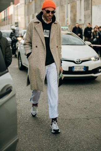 Welche Mäntel mit weißer Sportschuhe zu tragen – 147 Herren Outfits