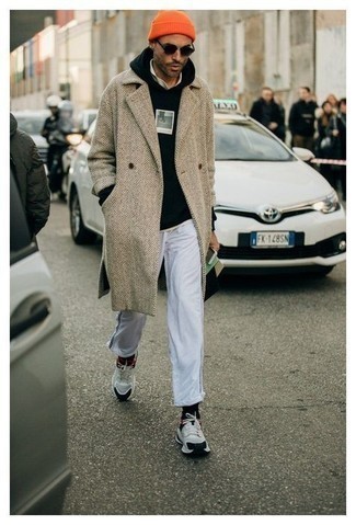 Welche Mäntel mit weißer Sportschuhe zu tragen – 147 Herren Outfits