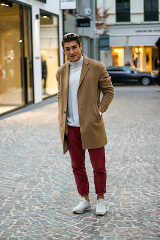 Welche Mäntel mit weißer Sportschuhe zu tragen – 147 Herren Outfits