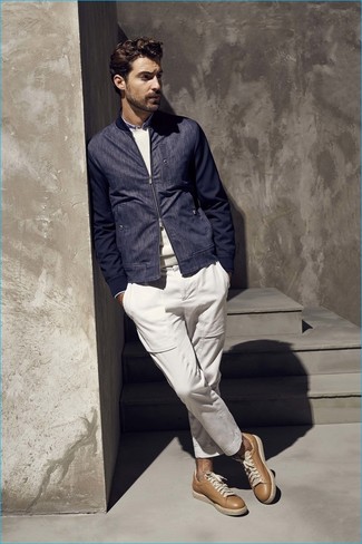 Welche Schuhe mit weißer Cargohose zu tragen – 83 Herren Outfits