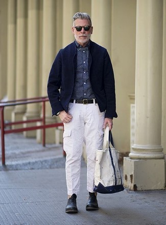 Welche Schuhe mit weißer Cargohose zu tragen – 83 Herren Outfits