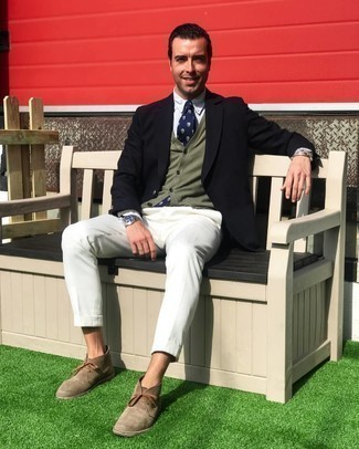 Wie weißes Businesshemd mit weißer Anzughose zu kombinieren – 18 Smart-Casual Herren Outfits
