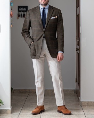 Wie weißes Businesshemd mit weißer Anzughose zu kombinieren – 18 Smart-Casual Herren Outfits
