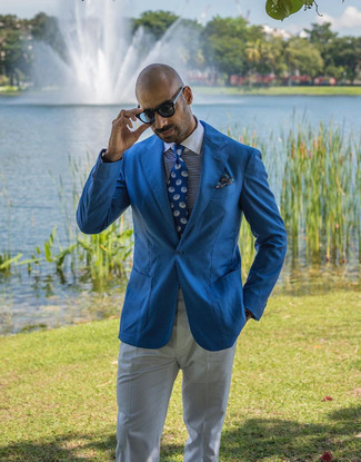 Wie weißes Businesshemd mit weißer Anzughose zu kombinieren – 218 Herren Outfits