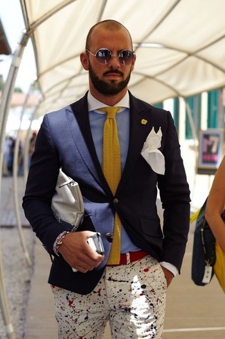 Weiße Ledertaschen kombinieren – 61 Herren Outfits