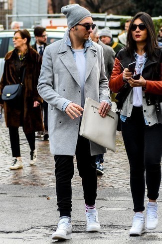 Weiße Ledertaschen kombinieren – 61 Herren Outfits