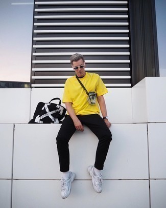 Weiße Ledertaschen kombinieren – 61 Herren Outfits