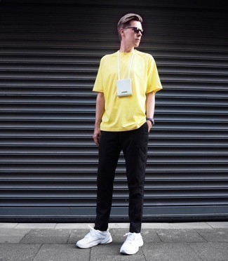 Weiße Ledertaschen kombinieren – 61 Herren Outfits