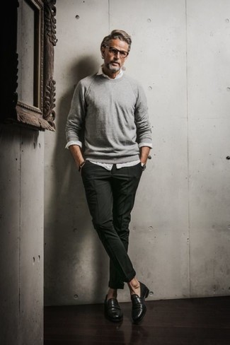 Welche Slipper mit weißen Langarmhemdes zu tragen – 884+ Herren Outfits