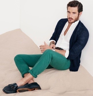 Welche Slipper mit weißen Langarmhemdes zu tragen – 884+ Herren Outfits