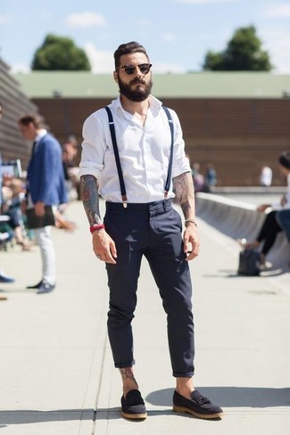 Welche Slipper mit weißen Langarmhemdes zu tragen – 884+ Herren Outfits