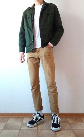 Welche niedrige Sneakers mit weißen Langarmshirt zu tragen – 94 Frühling Herren Outfits